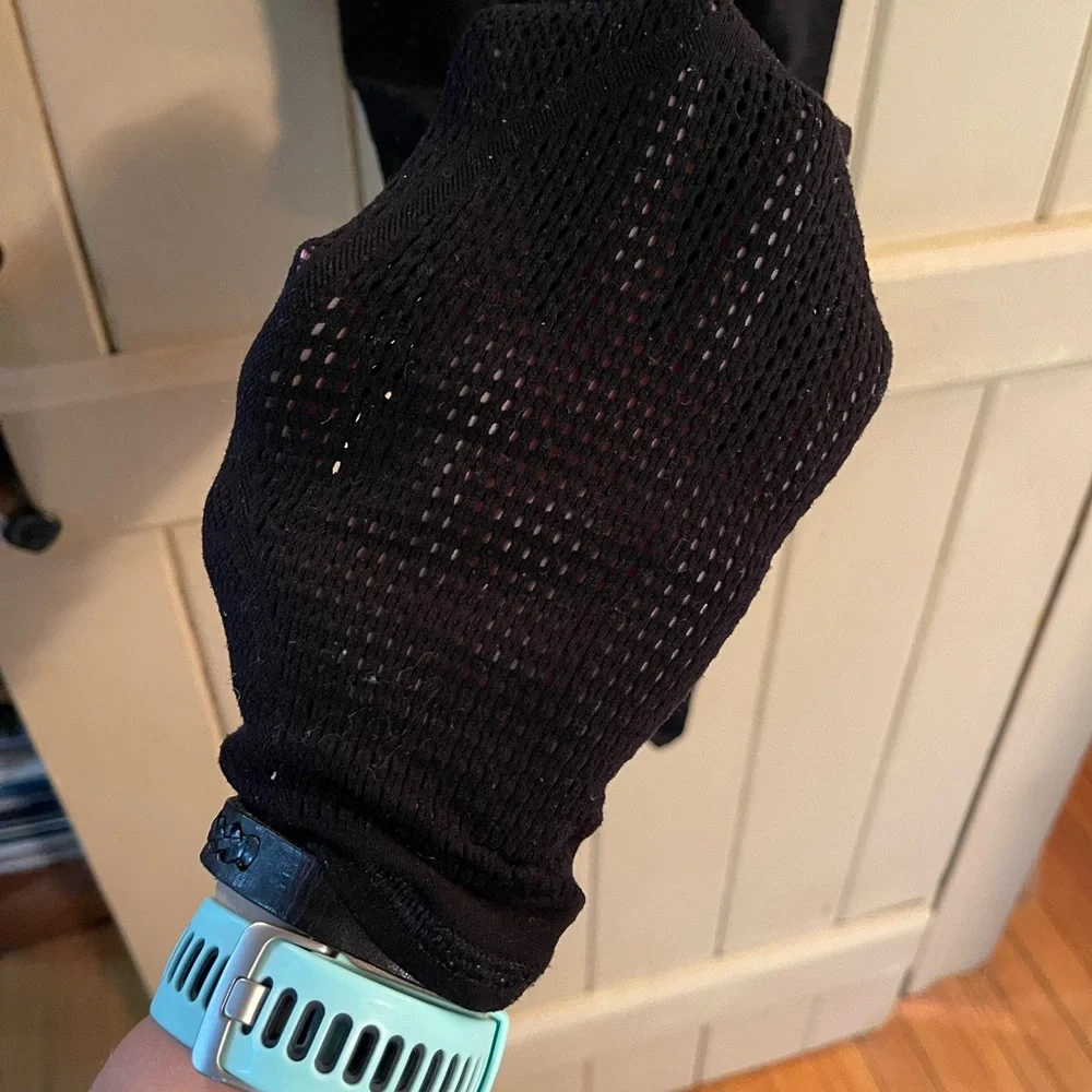 Lululemon, black, mesh full length legging, size 4/6 - Picture 3 of 6